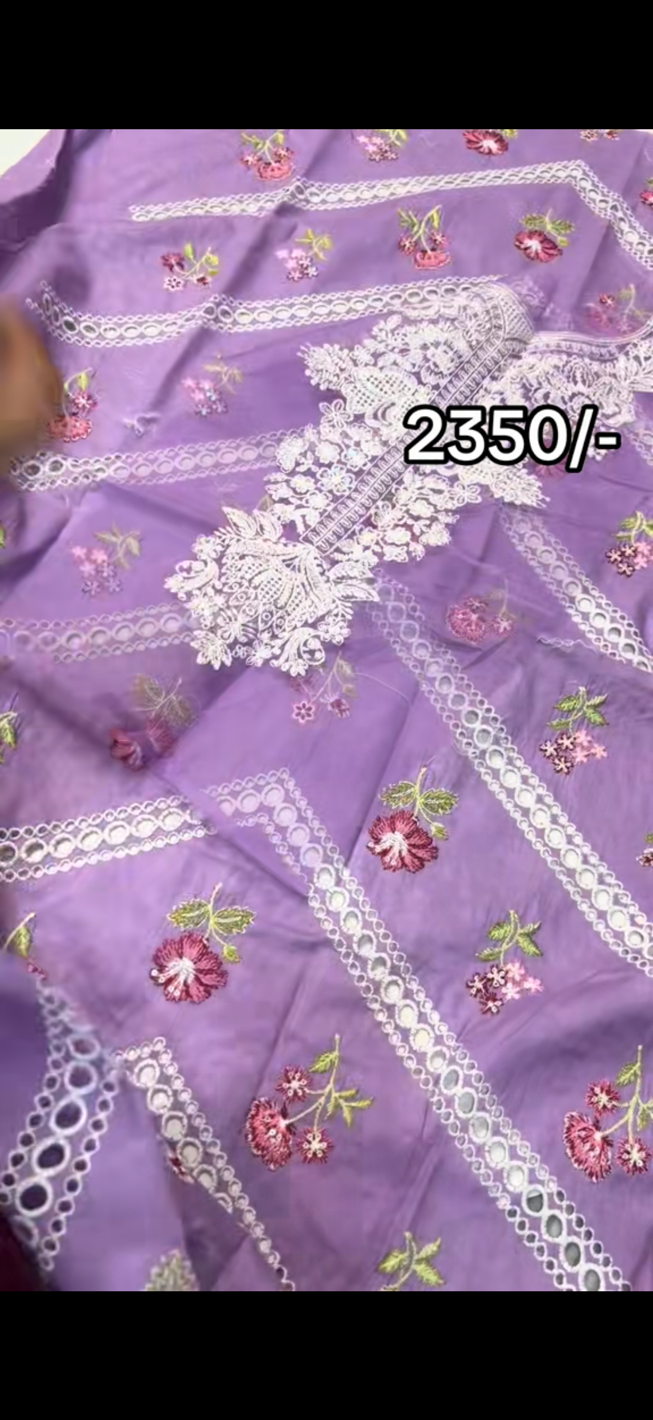 2PC Elegant Chicken Kari Suit 💜