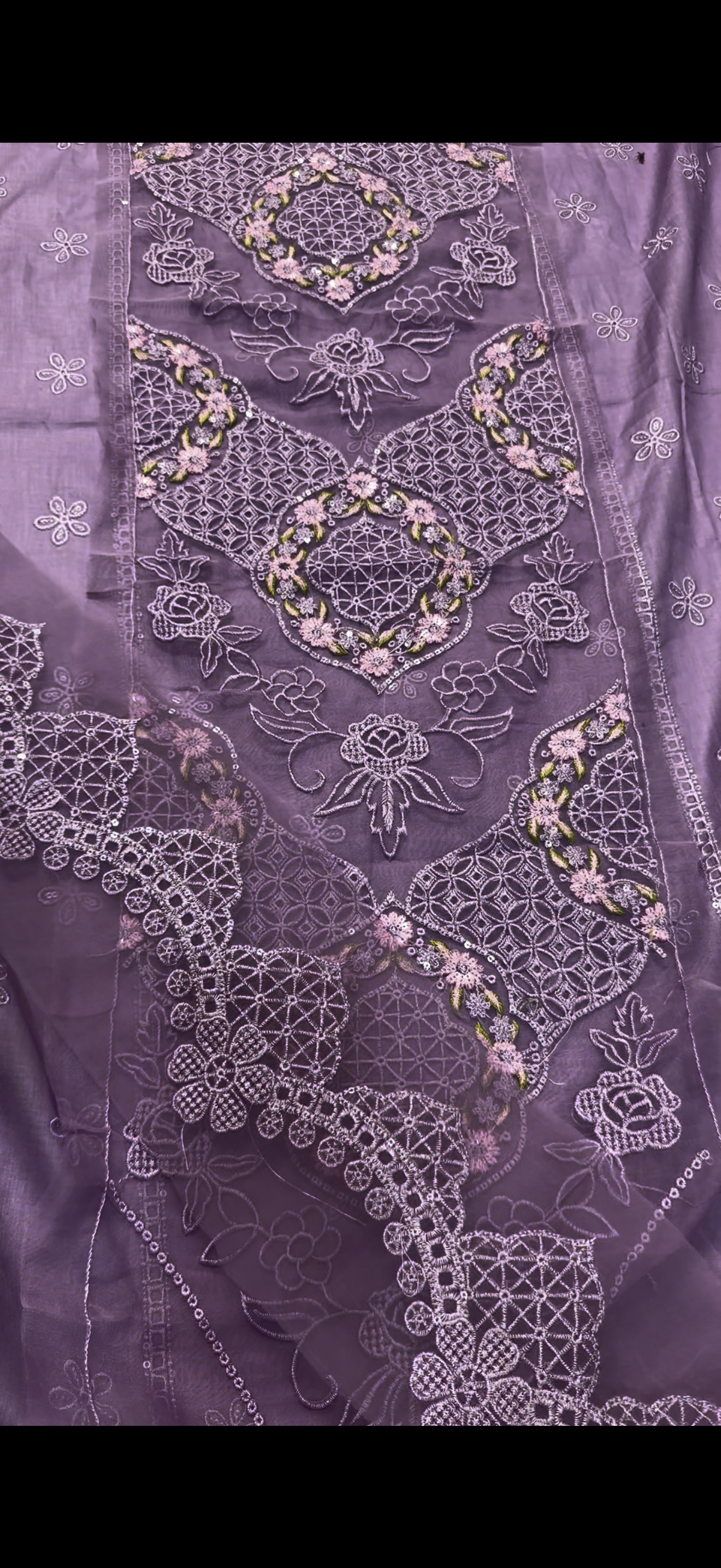 2PC Luxury Embroidered Suit&patches