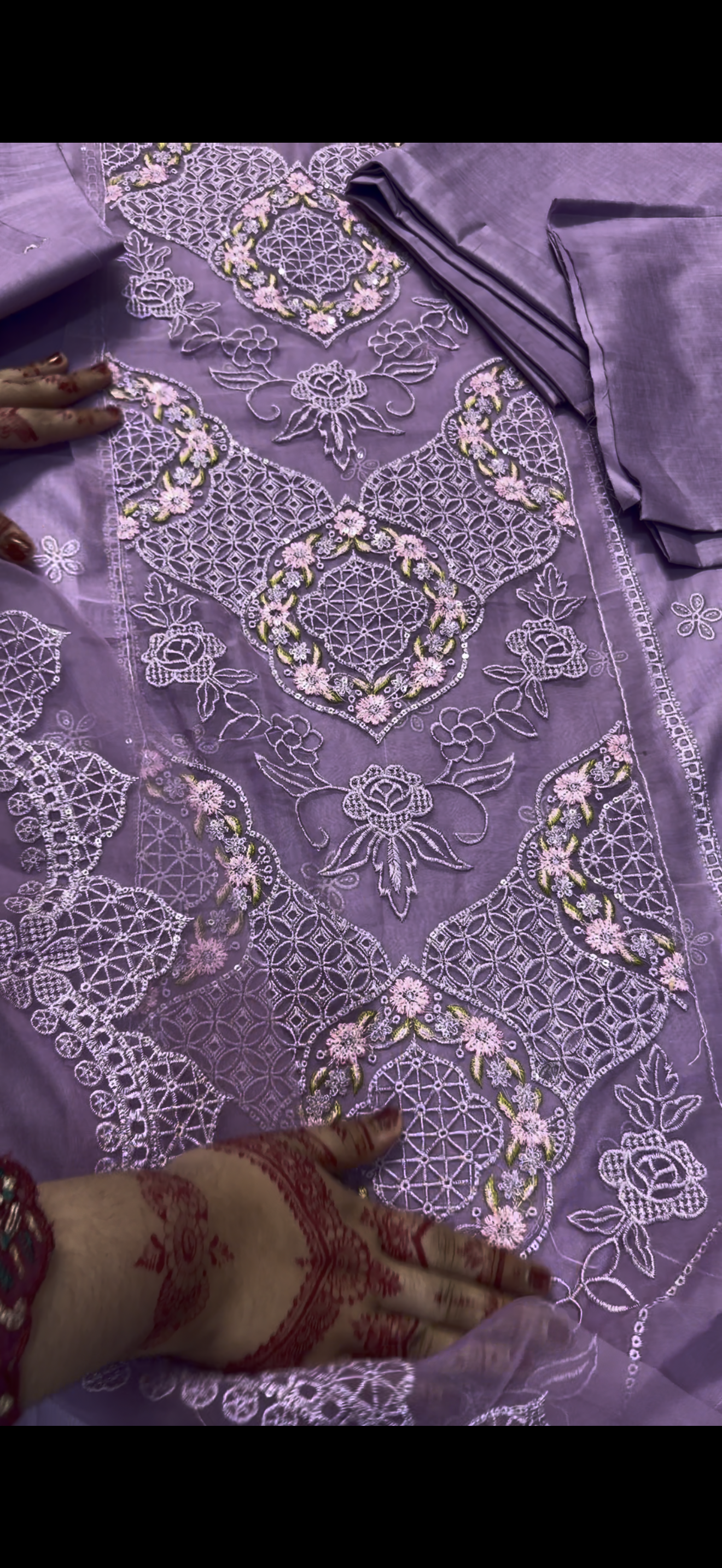 2PC Luxury Embroidered Suit&patches